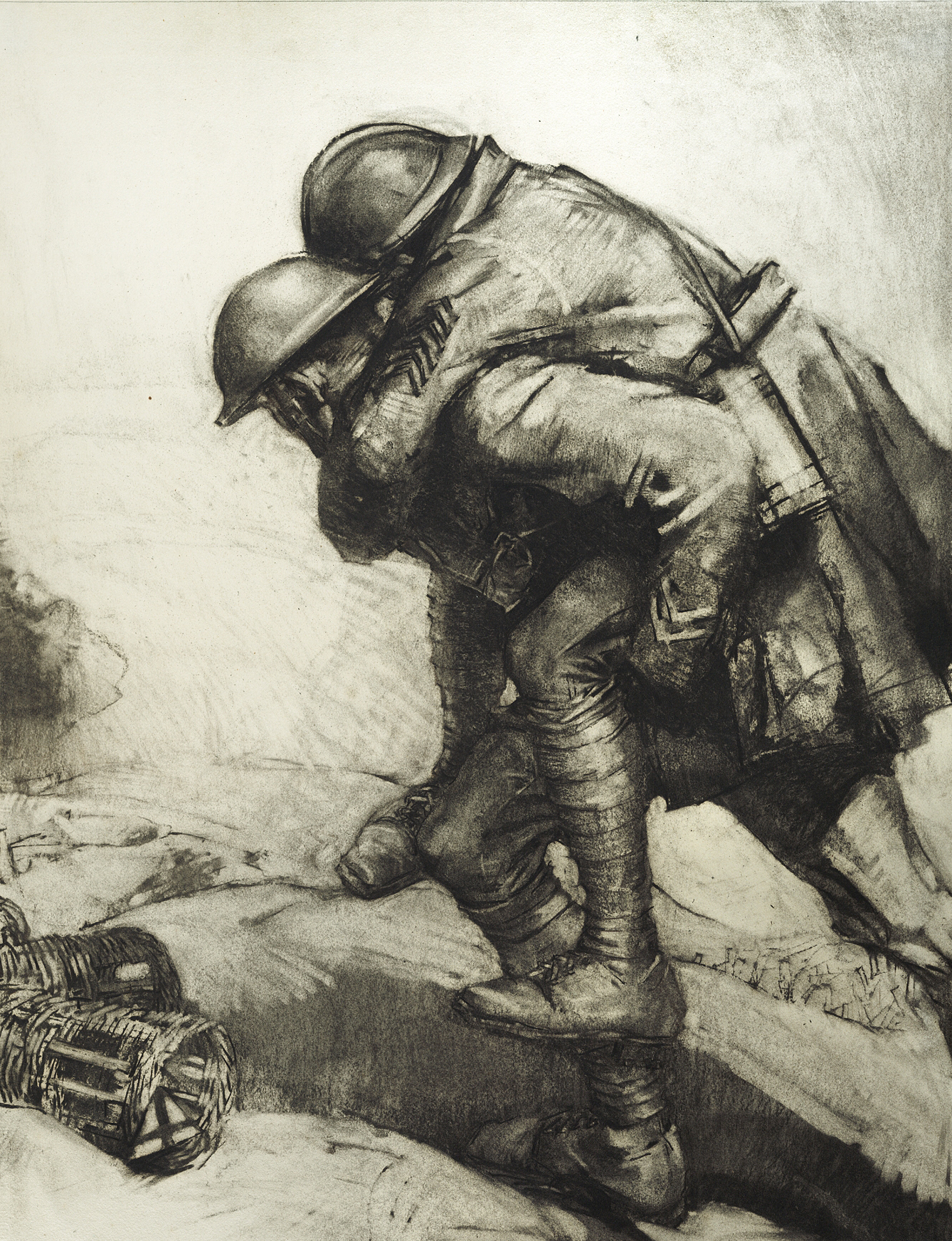 Soldiers Drawings World War 1